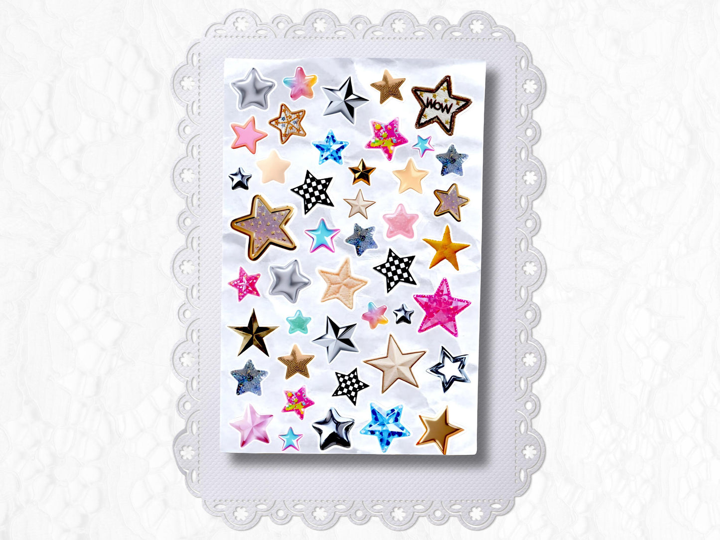 Back to the Basics Stars Sticker Sheet