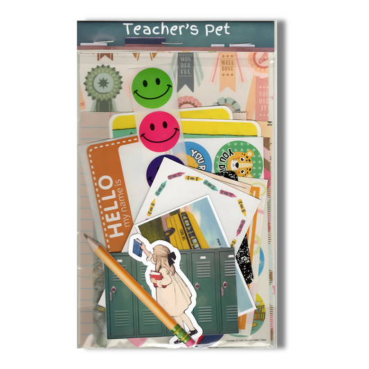Teacher’s Pet Scrap Pack – School & Classroom Ephemera for Journaling