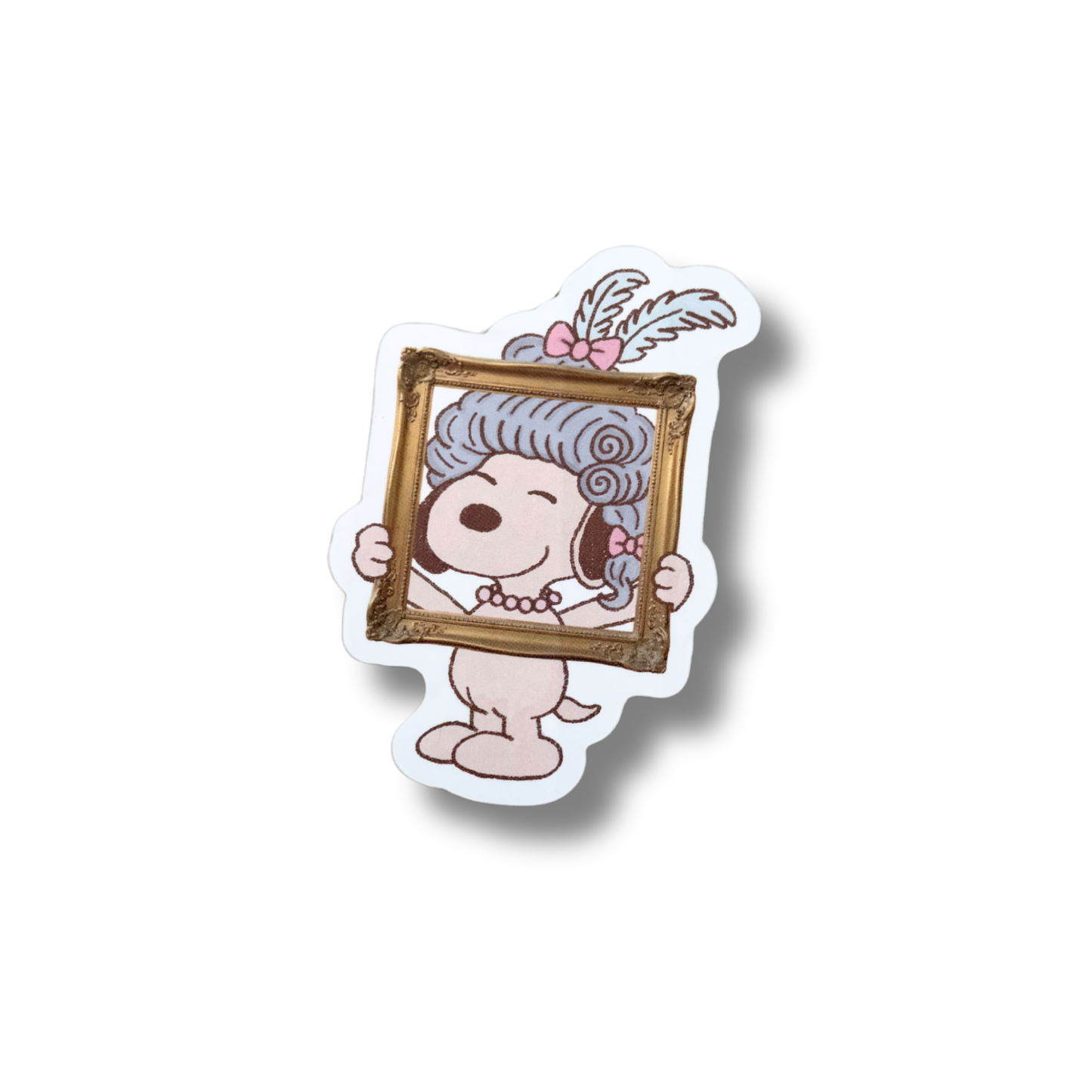 Fancy As Hell Pup Die Cut Sticker