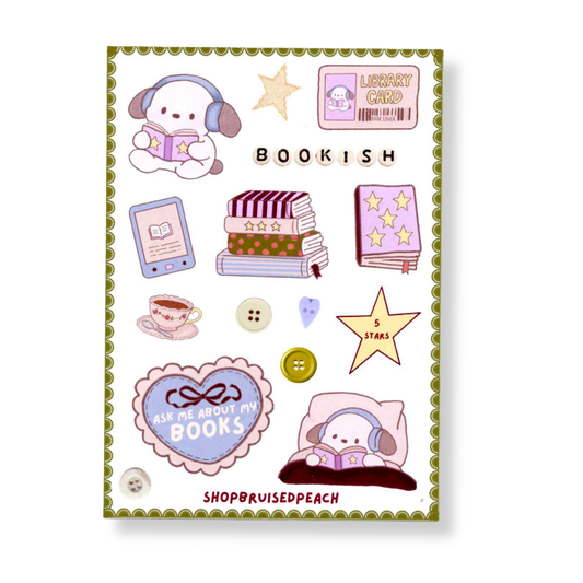 Bookish Sticker Sheet