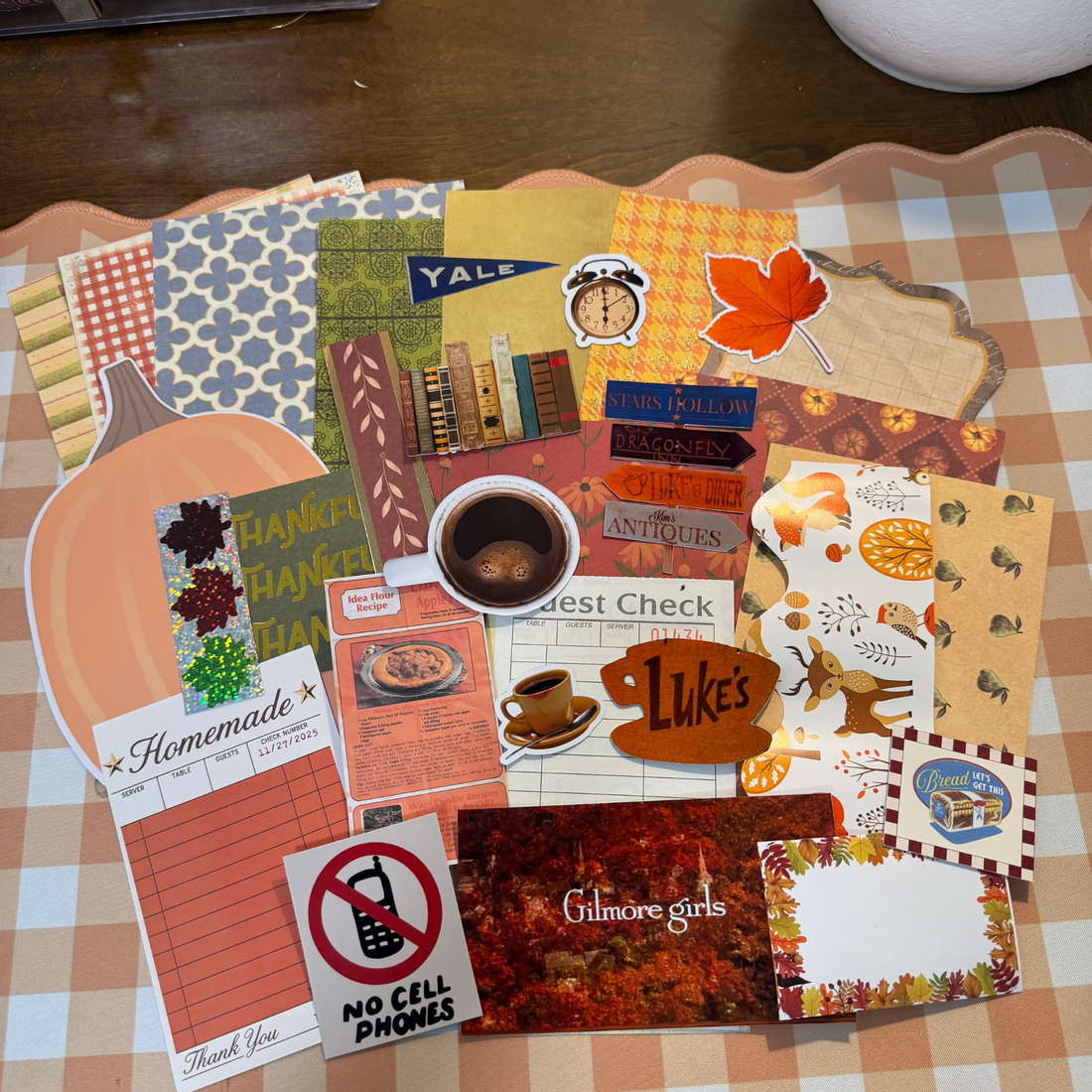 Autumn in a Small Town Scrap Pack