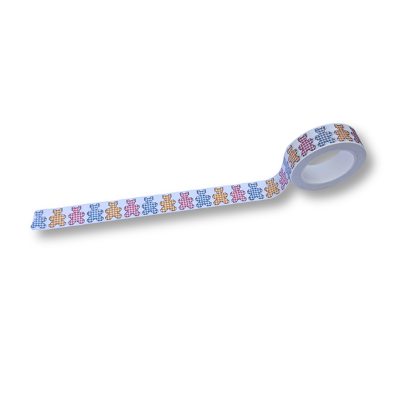 Teddy Cross Stitch Washi Tape