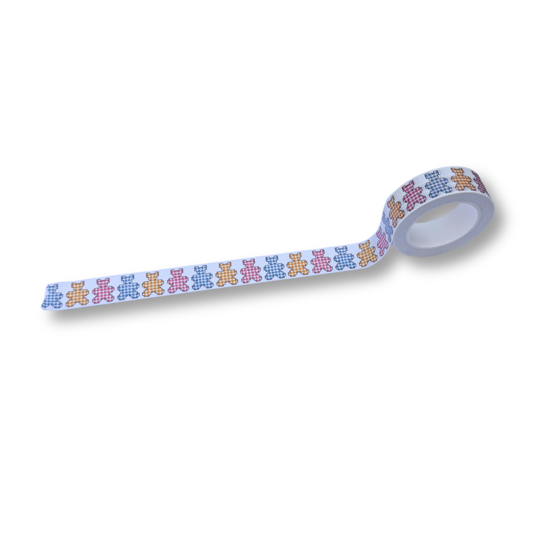 Teddy Cross Stitch Washi Tape