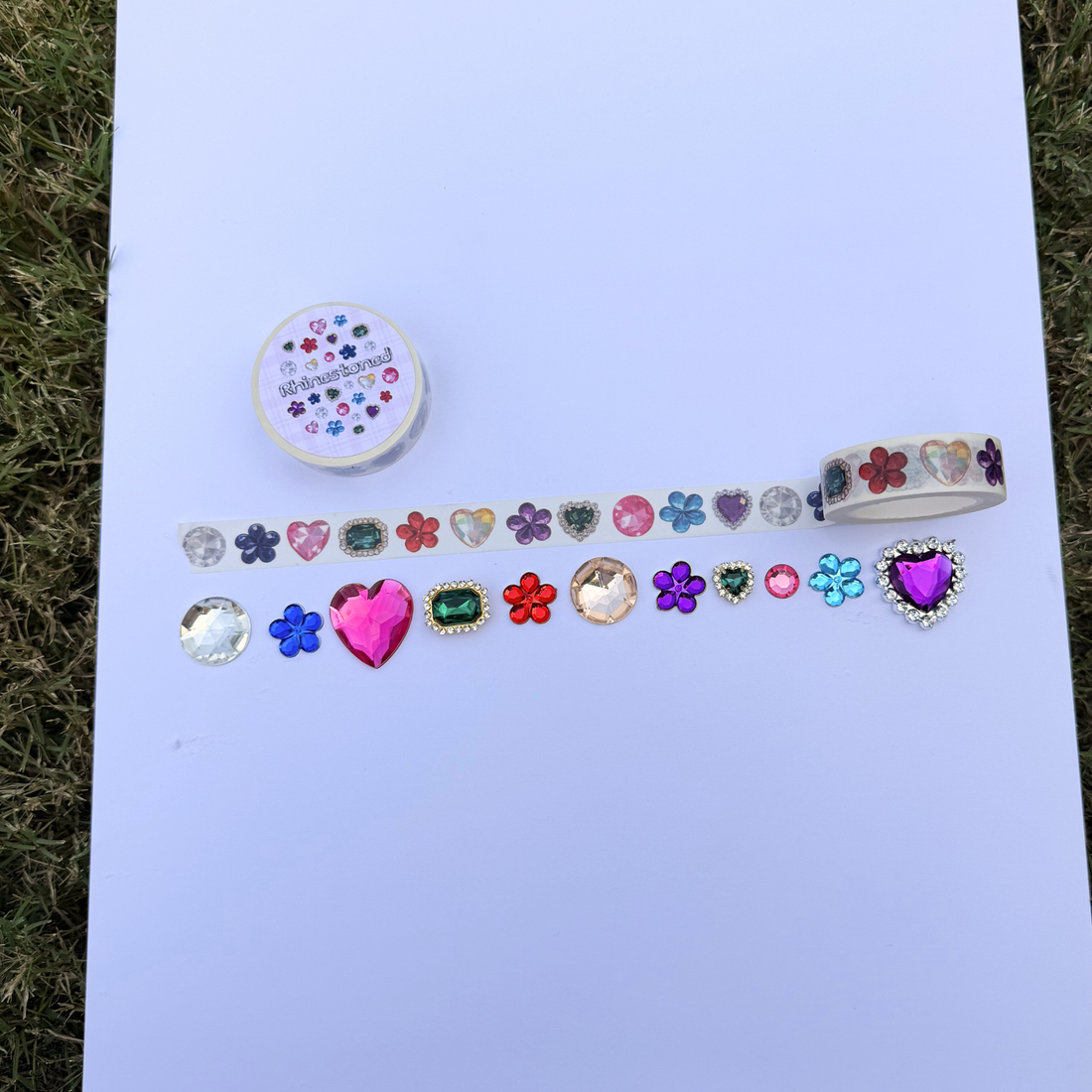 Rhinestoned Washi Tape