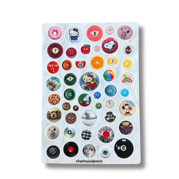 Back to the Basics Circle Sticker Sheet