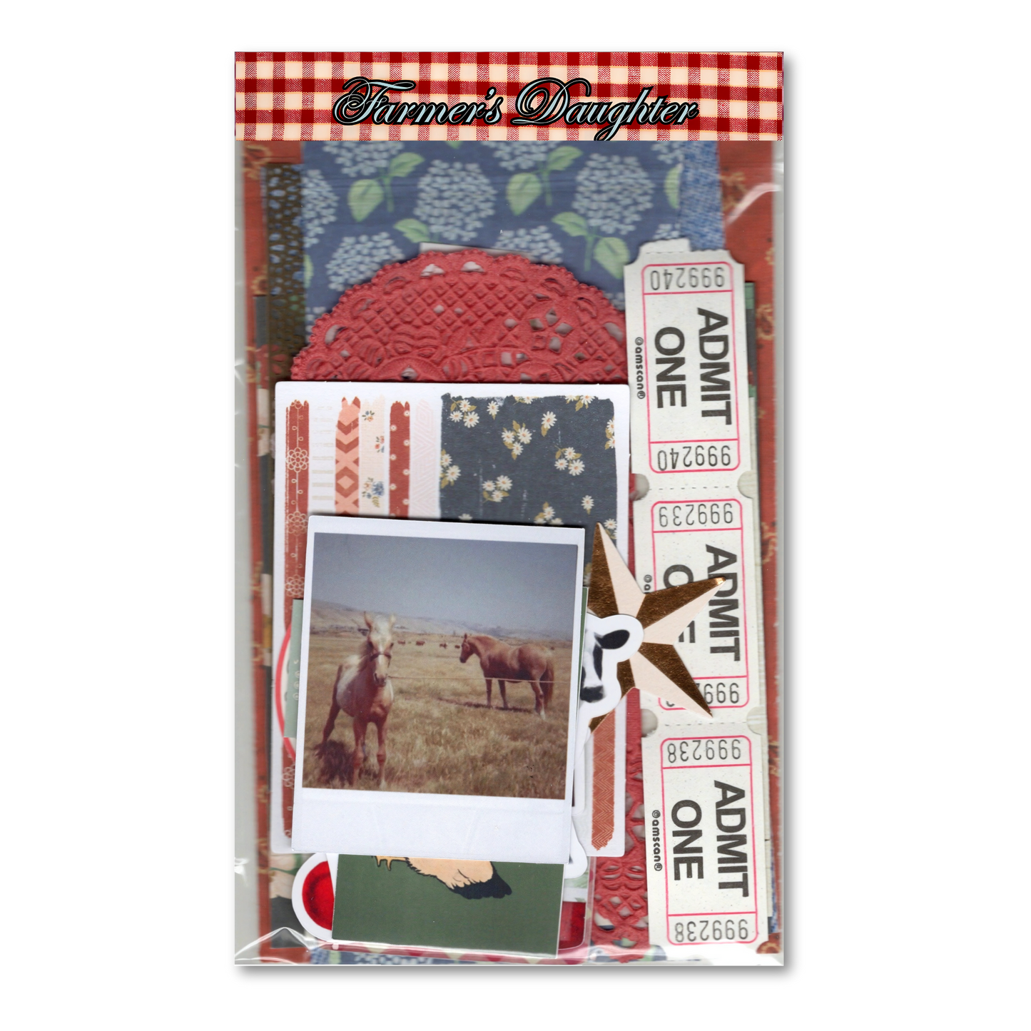 Farmer’s Daughter Scrap Pack – Vintage & Country-Inspired Ephemera for Journaling