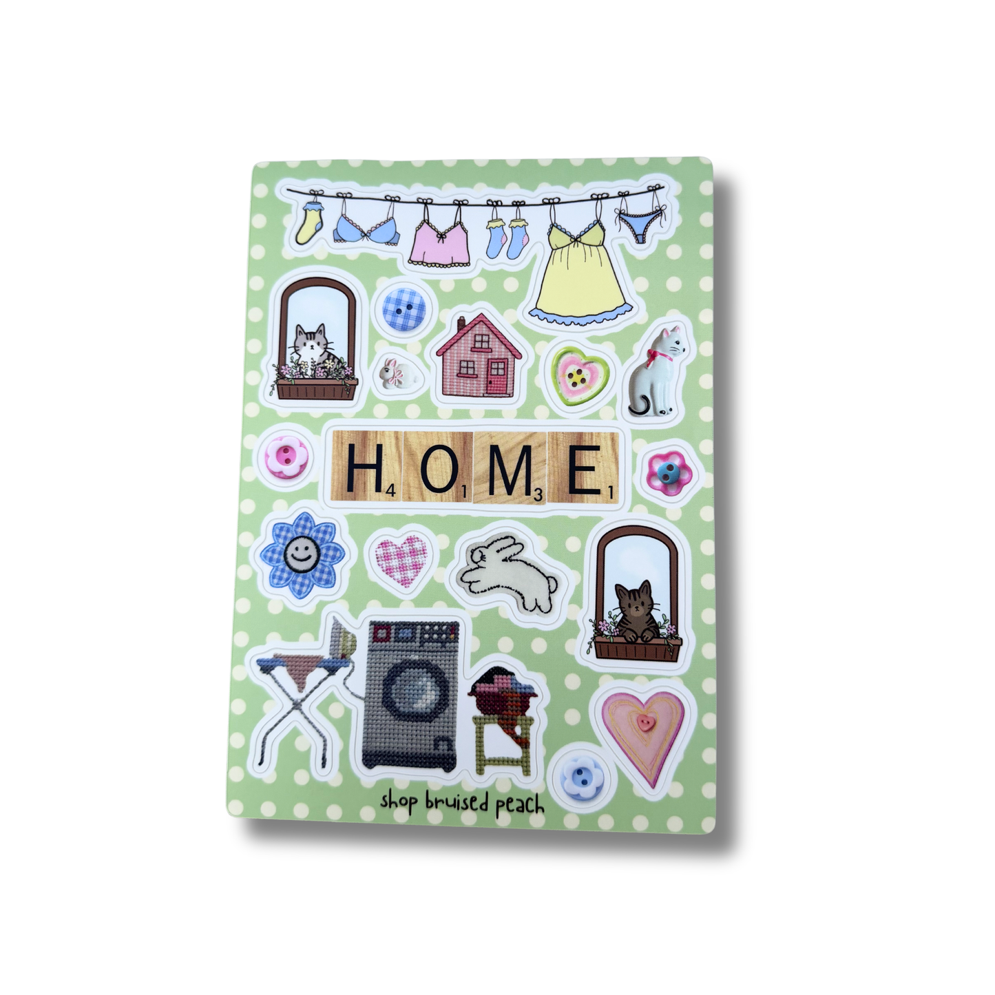 Home Sweet Home Matte Vinyl Sticker Sheet