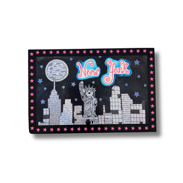 New York Collage Postcard