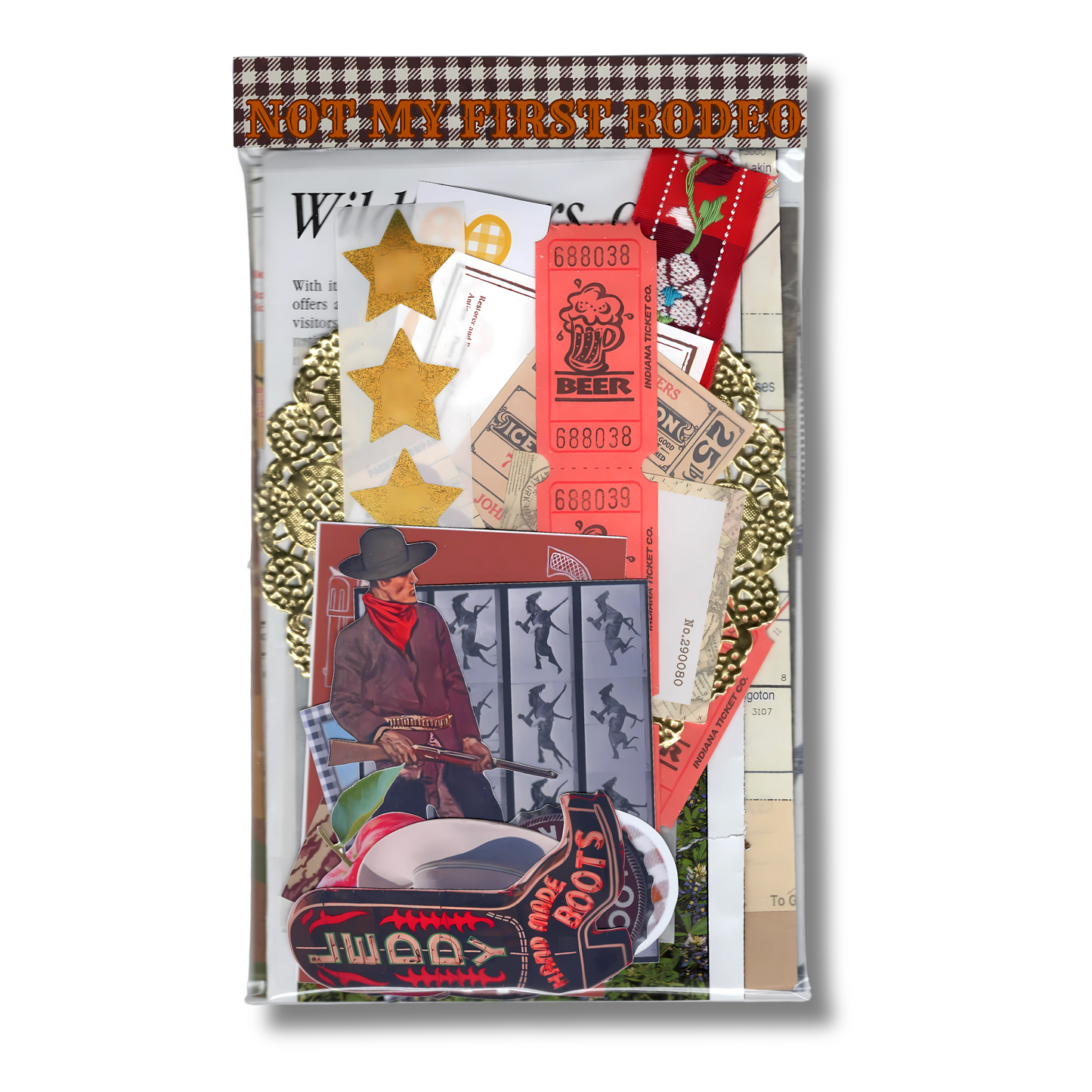 Not My First Rodeo Scrap Pack – Western Ephemera for Journaling & Scrapbooking
