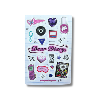 Dear Diary Sticker Sheet