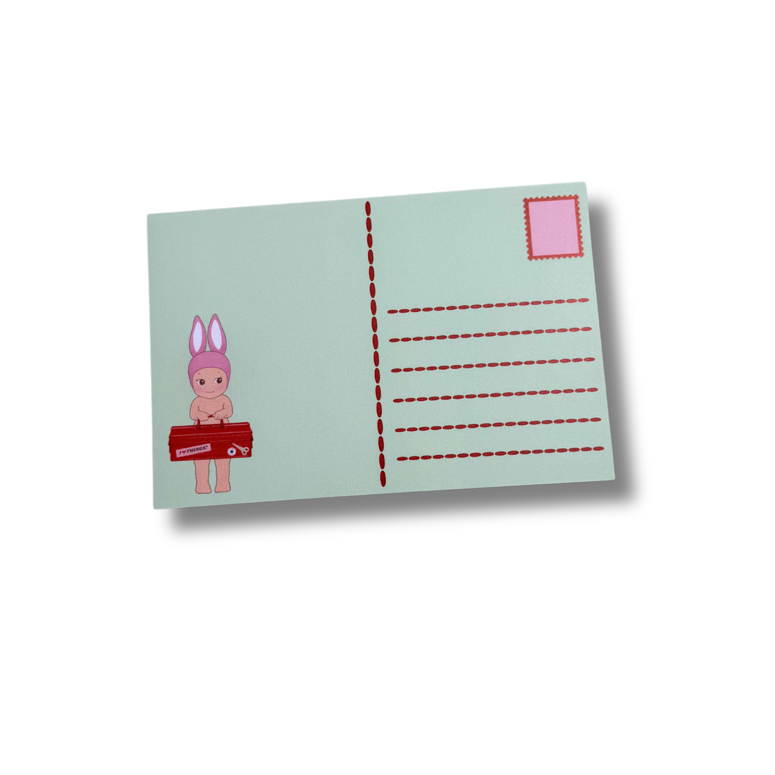 Button Postcard | Original Artwork by Alyssa
