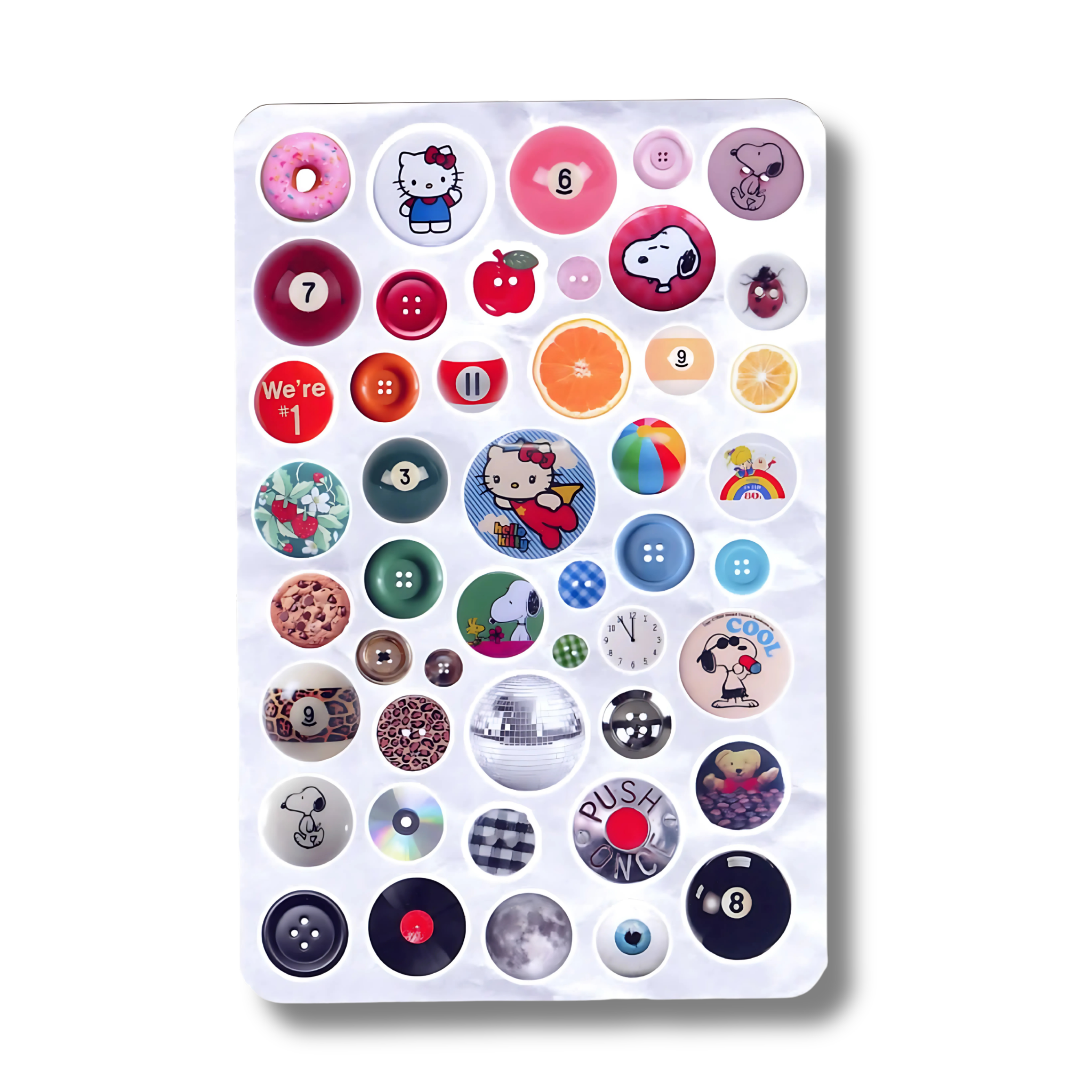 Back to the Basics Circle Sticker Sheet – Shop Bruised Peach