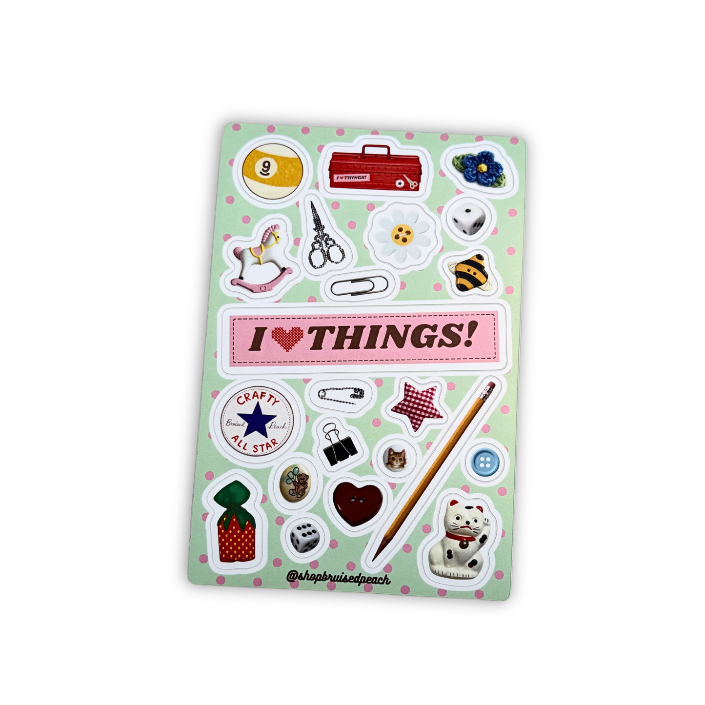 Trinket Treasure Hunt Sticker Sheet | Vintage Treasures &amp; Tiny Collectibles