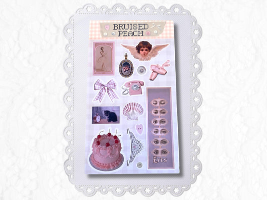 Sugar and Scarlet Sticker Sheet