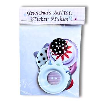 Grandma’s Button Sticker Flakes